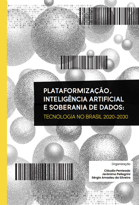 Capa do livro Plataformização, Inteligência Artificial e Soberania de Dados